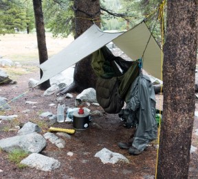 Hammock camping on the JMT.